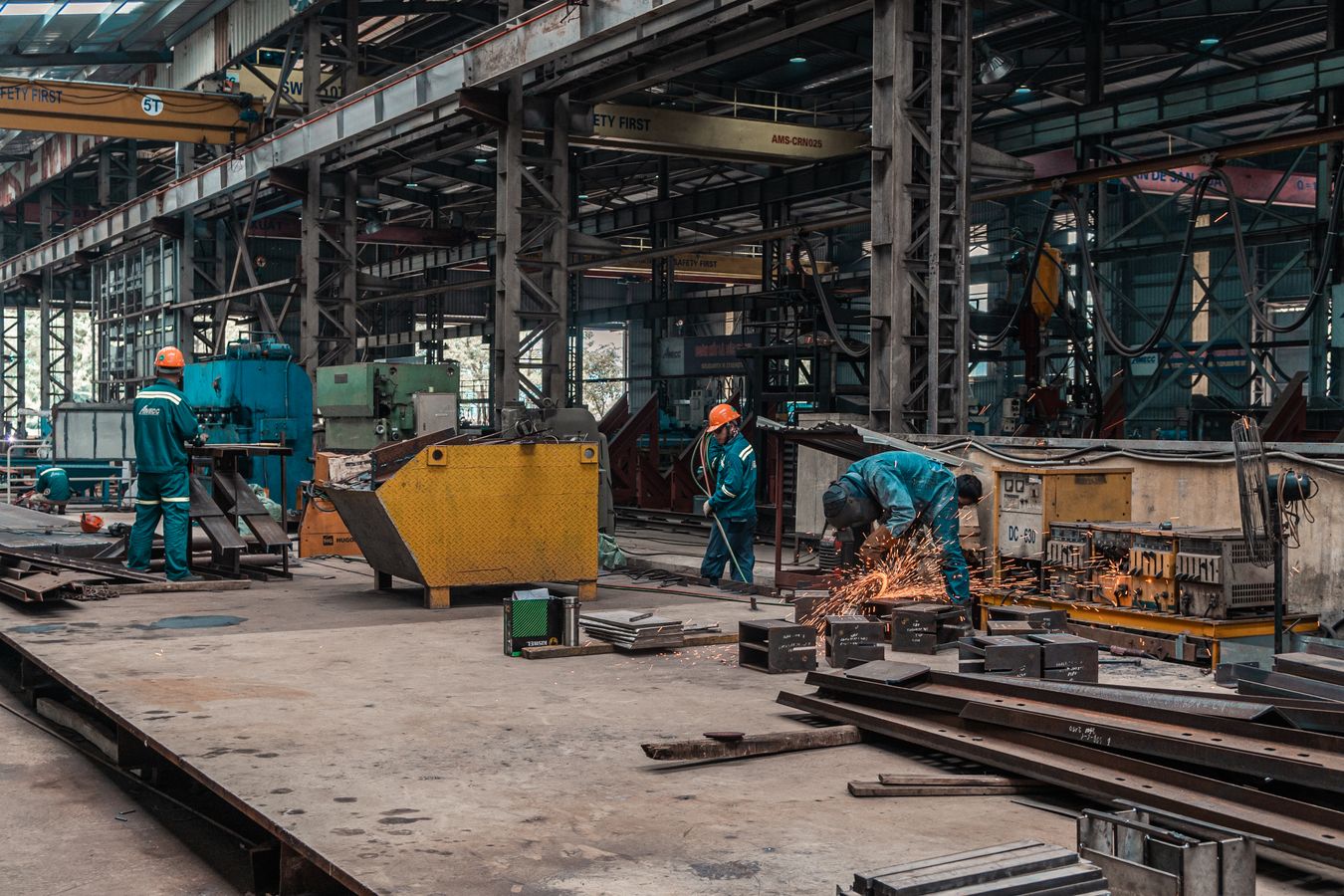 Metal and timber fabrication workshop